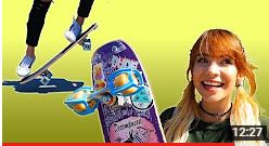 Instragram Model @SnowFox Learns Tricks with SkaterTrainers