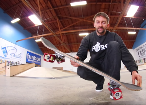 Braille Skateboarding shows you How to Ollie with Skater Trainers