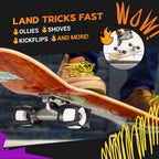 SkaterTrainer Gift Pack - SkaterTrainer, Oragami Skateboard Stand, and T-tool