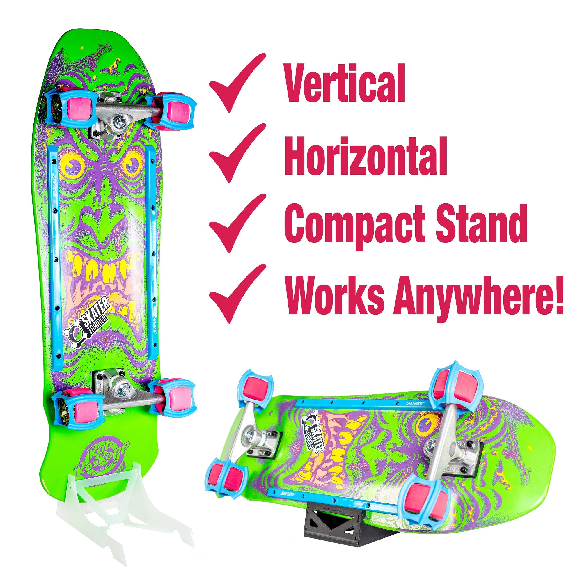 Origami Skateboard Stand & Display