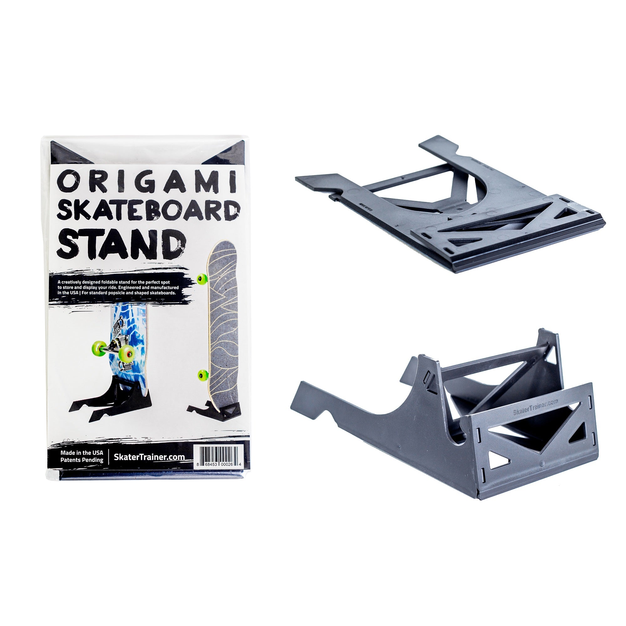 Origami Skateboard Stand & Display